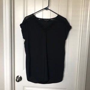Express black blouse with lace